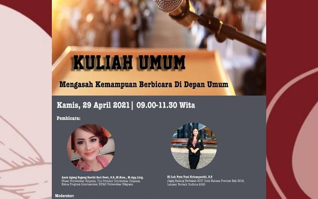 Kuliah Umum Public Speaking
