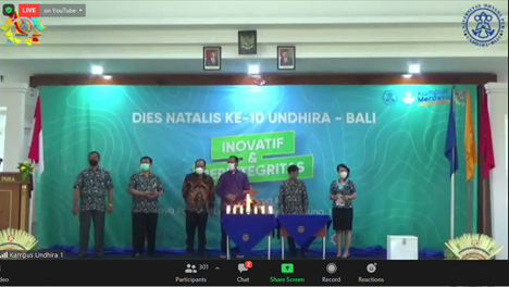 Ibadah Pembukaan Bulan Dies Natalis Ke – 10 Undhira Tahun 2021.