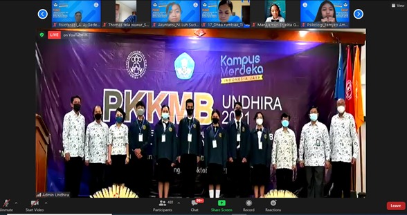 Pembukaan PKKMB Undhira TA 2021/2022