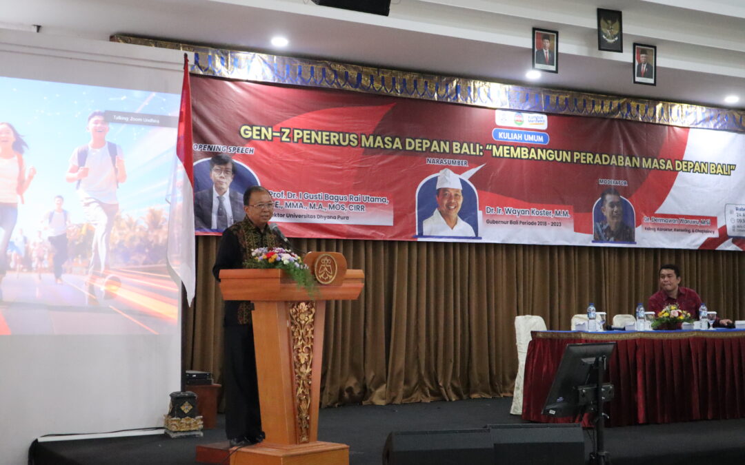 Gubernur Bali 2018-2023 Berikan Kuliah Umum  di Universitas Dhyana Pura