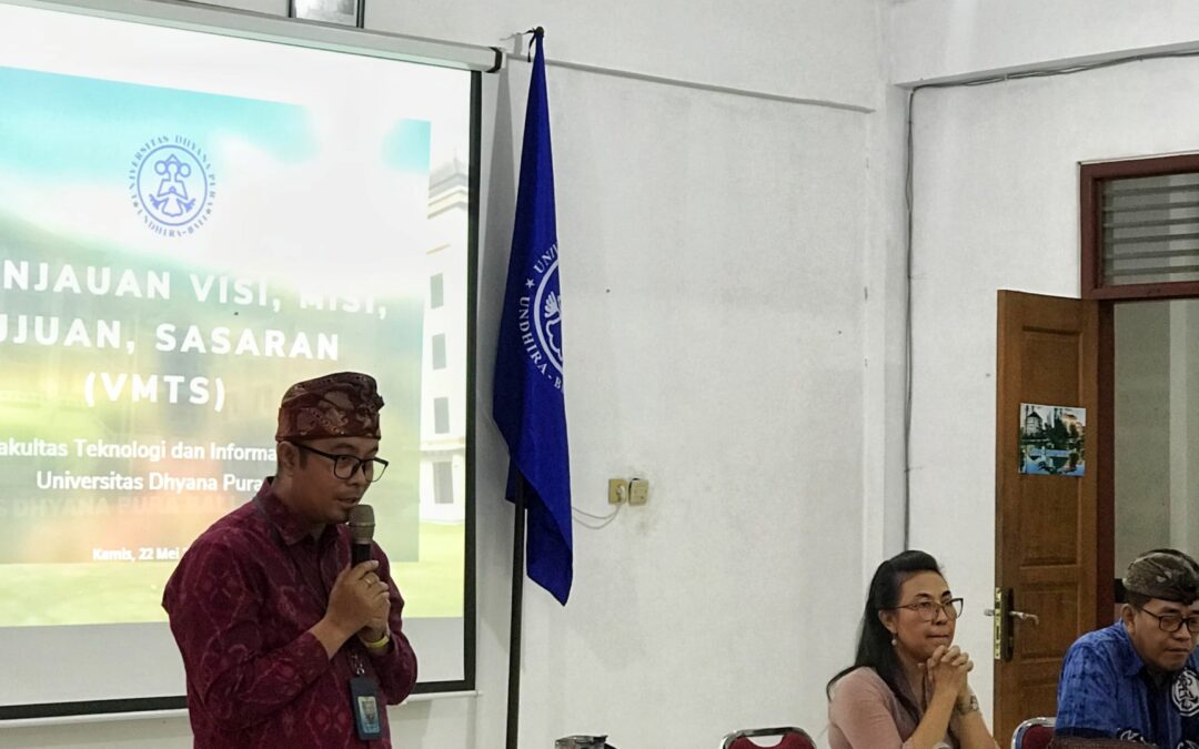 FTI UNDHIRA MENGADAKAN WORKSHOP PENINJAUAN VISI, MISI, TUJUAN, DAN SASARAN FAKULTAS BERSAMA MITRA INDUSTRI DAN ASOSIASI