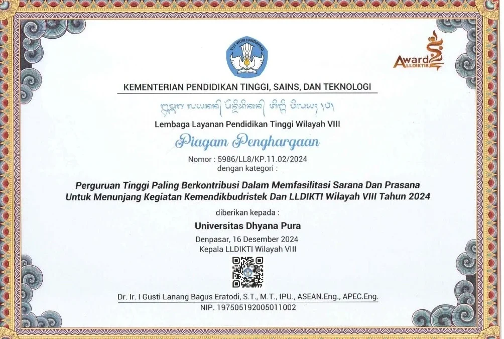 Penghargaan Perguruan Tinggi Peran Aktif