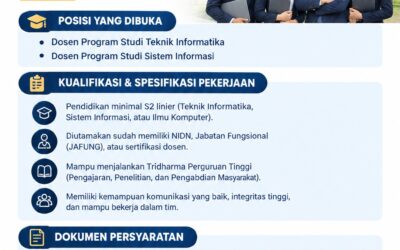 Open Recruitment Dosen Tetap